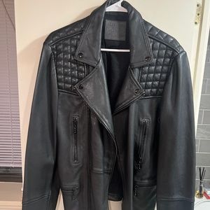All Saints Leather Biker Jacket